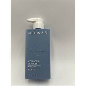 Medix 5.5 Body Treatment Cream Collagen + Peptides Plump + Lift 15 fl oz